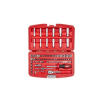 RS PRO 60-Piece 1/4 in Deep Socket/Standard Socket/Bit Set with Ratchet, 6 point; 12 point; Hex Bit; Phillips Bit;
