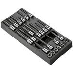 Facom 24-Piece 1/2 in Bit Socket Set