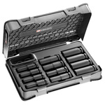 Facom 12-Piece Metric 1/2 in Deep Impact Socket Set , 12 point