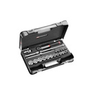 Facom 22-Piece Imperial 1/2 in Standard Socket Set with Ratchet, 6 point