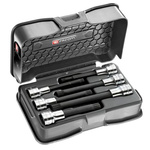 Facom 6-Piece 1/2 in Bit Socket Set , Spline Bit