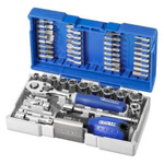 Expert by Facom 48-Piece Metric 1/4 in Standard Socket/Bit Set with Ratchet, 6 point; Hex Bit; Phillips Bit; Pozidriv