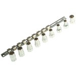 Facom 9-Piece Metric 1/2 in Standard Socket Set , 12 point