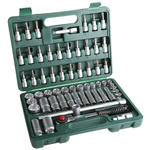 MTI 61-Piece 3/8 in Deep Socket/Standard Socket/Bit Set with Ratchet