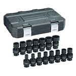 GearWrench 15-Piece Metric 3/8 in Impact Socket Set , 6 point