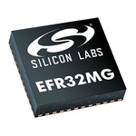 Silicon Labs EFR32MG1P133F256GM48-C0 RF Transceiver, 48-Pin QFN