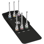 Wera 6-Piece 1/2 in Bit Socket Set , Torx Bit