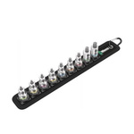 Wera 9-Piece 3/8 in Bit Socket Set , Torx Bit