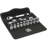 Wera 13-Piece Metric 1/4 in Standard Socket Set with Ratchet, 6 point