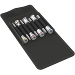 Wera 7-Piece Metric 3/8 in Bit Socket Set , Hex Bit