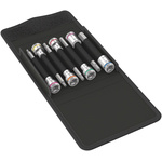 Wera 7-Piece Imperial 3/8 in Bit Socket Set , Hex Bit