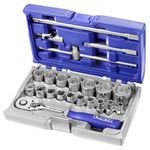Expert by Facom 22-Piece Metric 1/2 in Standard Socket Set with Ratchet, 6 point