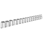Expert by Facom 16-Piece Metric 1/2 in Standard Socket Set , 6 point