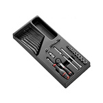 Facom 36-Piece Imperial 1/4 in Standard Socket/Allen Key/Bit Set with Ratchet, 6 point; Hex Bit; Pozidriv Bit; Slotted
