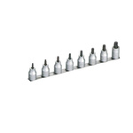 SAM 8-Piece 1/2 in Bit Socket Set , Torx Bit