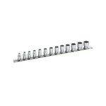 SAM 13-Piece Metric 1/4 in Standard Socket Set , 6 point