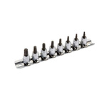 SAM 8-Piece 1/4 in Bit Socket Set , Hex Bit