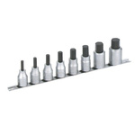 SAM 8-Piece 1/2 in Bit Socket Set , Hex Bit
