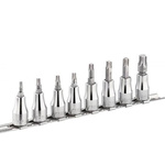 Facom 8-Piece 1/2 in Bit Socket Set , Torx Bit
