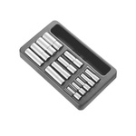 Facom 13-Piece Metric 1/2 in Deep Socket Set , 6 point