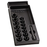 Facom Metric 1/2 in Impact Socket Set , 6 point