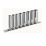 Facom 8-Piece Metric 1/4 in Deep Socket Set , 6 point