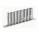 Facom 5-Piece Metric 1/4 in Deep Socket Set , 6 point