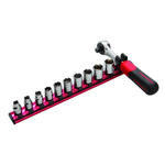 SAM 40-Piece Metric 1/4 in Standard Socket Set with Ratchet