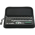 STAHLWILLE 24-Piece Metric 1/4 in Standard Socket/Bit Set with Ratchet, 6 point; Hex Bit; Phillips Bit; Torx Bit