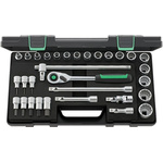 STAHLWILLE 31-Piece Metric 1/2 in Standard Socket/Bit Set with Ratchet, 12 point; Hex Bit