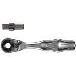 Wera Zyklop 1/4 in Square Ratchet with Ratchet Handle, 87 mm Overall