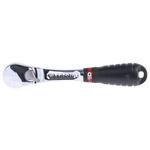 Facom 1/4 in Square Ratchet with Ratchet Handle, 121 mm Overall