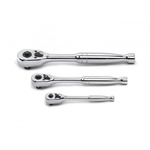 GearWrench 1/2 in, 1/4 in, 3/8 in Socket Spanner Set with Ratchet Handle