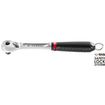 Facom 3/8 in Square Ratchet with Ratchet Handle, 210 mm Overall