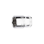 RS PRO 1/4 in Drive 13mm Standard Socket, 6 point, 25 mm Overall Length