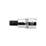 RS PRO 1/2 in Drive Bit Socket, Hex Bit, 8mm, 55 mm Overall Length