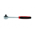 Teng Tools 1/4 in Square Ratchet with Ratchet Handle, 26 mm Overall