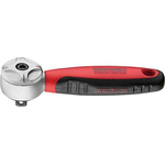 Teng Tools 1/4 in Square Ratchet with Ratchet Handle, 26 mm Overall