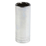 Facom 1/4 in Drive 14mm Deep Socket, 6 point, 50.5 mm Overall Length