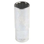 Facom 1/2 in Drive 22mm Deep Socket, 12 point, 77 mm Overall Length