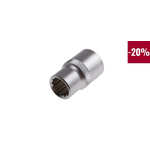 RS PRO 1/2 in Drive 19mm Hexagon, 38 mm Overall Length