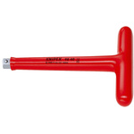 Knipex 1/2 in Square Ratchet with T-Handle Handle, 200 mm Overall