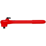 Knipex 1/2 in Square Ratchet with Reversible Ratchet Handle, 265 mm Overall