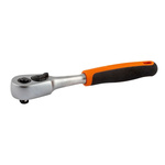 Bahco 6950QR 1/4 in Square Ratchet with Comfortable Handle Handle, 145 mm Overall