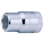 Bahco 1/2 in Drive 17mm Standard Socket, 6 point, 38 mm Overall Length