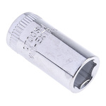 Bahco 1/4 in Drive 8mm Standard Socket, 6 point, 24.7 mm Overall Length