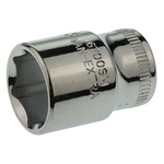 Bahco 1/4 in Drive 13mm Standard Socket, 6 point, 24.7 mm Overall Length