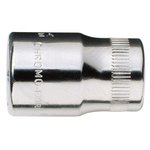 Bahco 1/4 in Drive 7/16in Standard Socket, 6 point, 24.7 mm Overall Length
