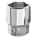 Facom 3/8 in Drive 10mm Standard Socket, 6 point, 27 mm Overall Length
