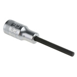 STAHLWILLE 1/4 in Drive Bit Socket, Hex Bit, 3mm, 55 mm Overall Length